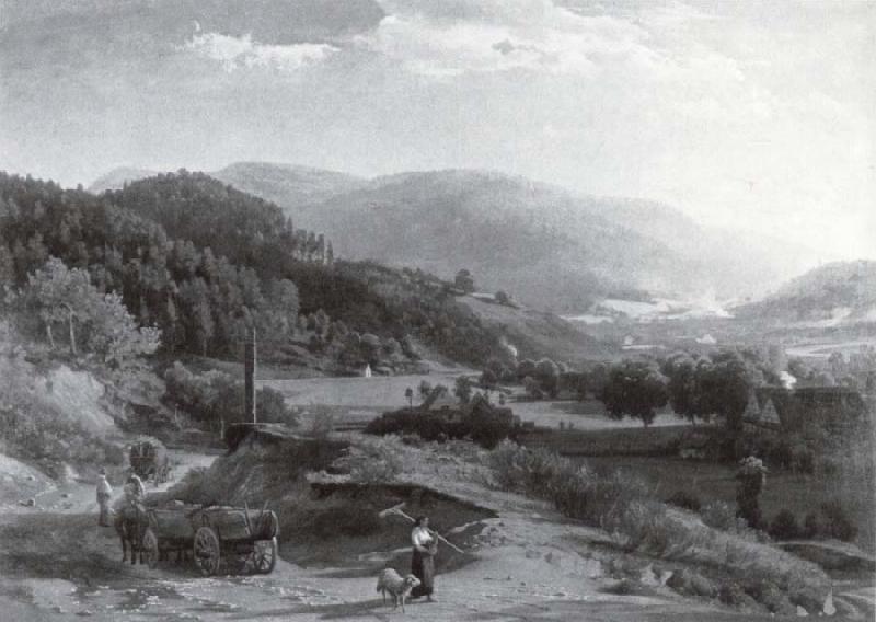 Johann Wilhelm Schirmer Landschaft France oil painting art